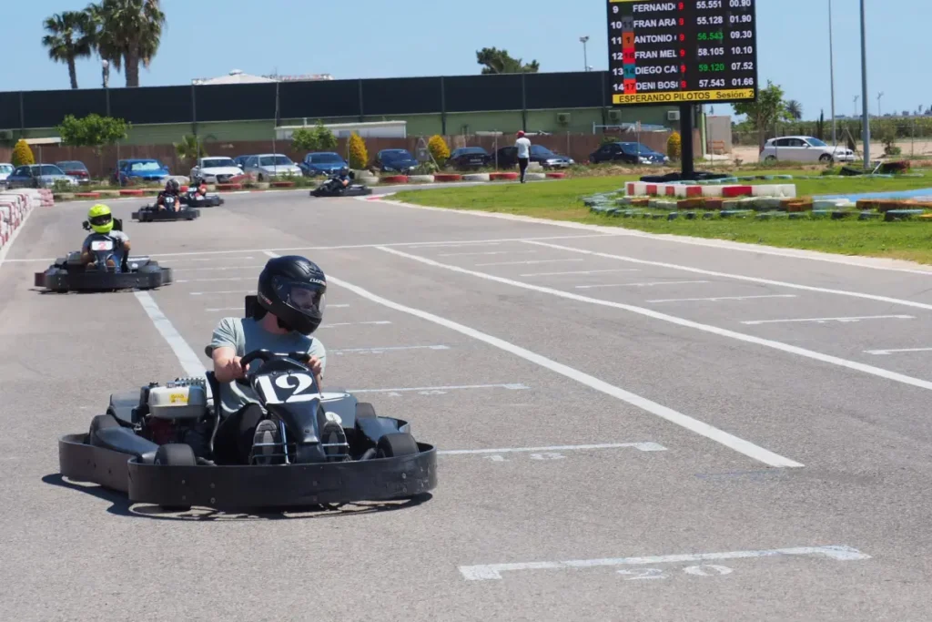 control drivers karting circuit